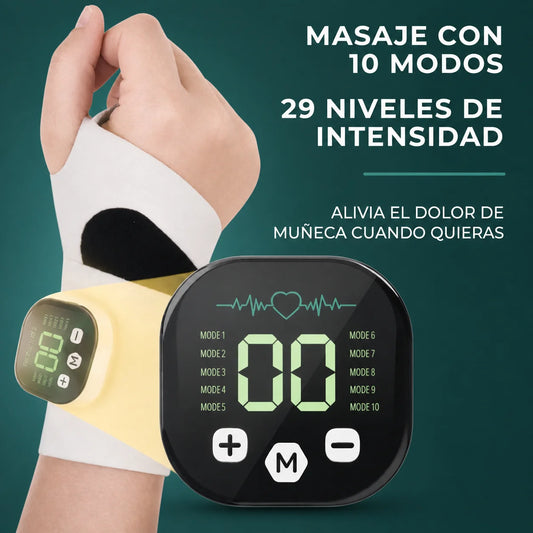 Electropulsos ajustables para manos sobrecargadas